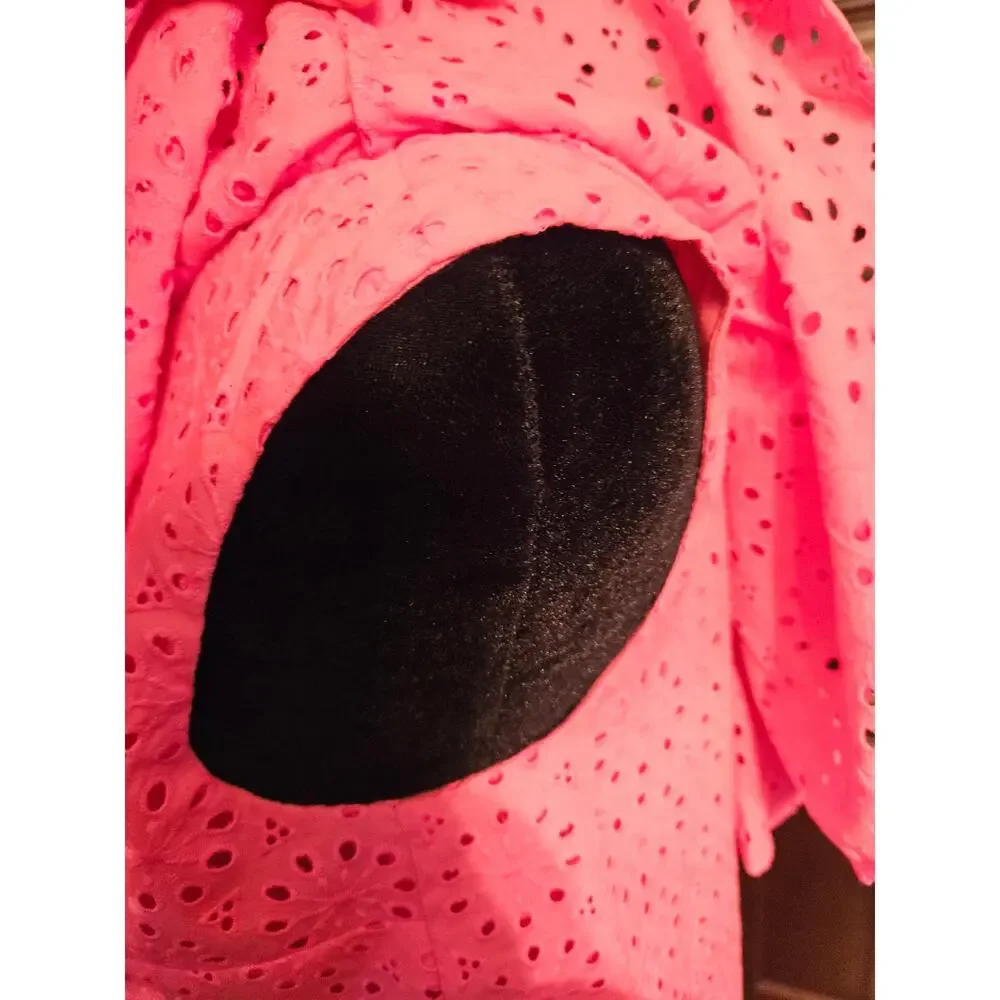 Lilly Pulitzer Trixie Eyelet Ruffle Top Bright Pink Berry NEW $138 Sz S - Picture 4 of 14